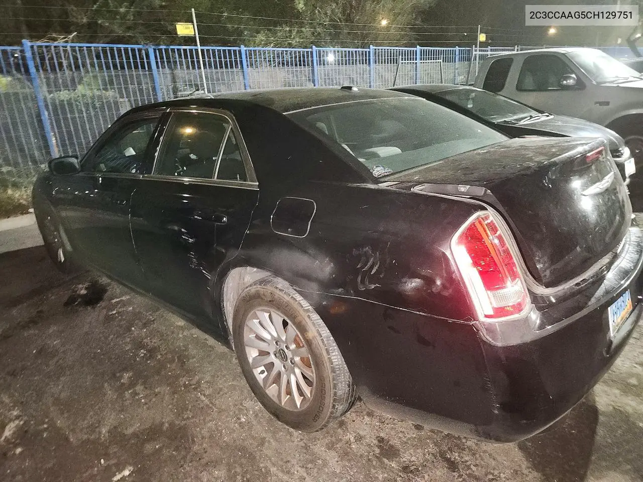 2012 CHRYSLER 300 VIN 2C3CCAAG5CH129751 — фото 2