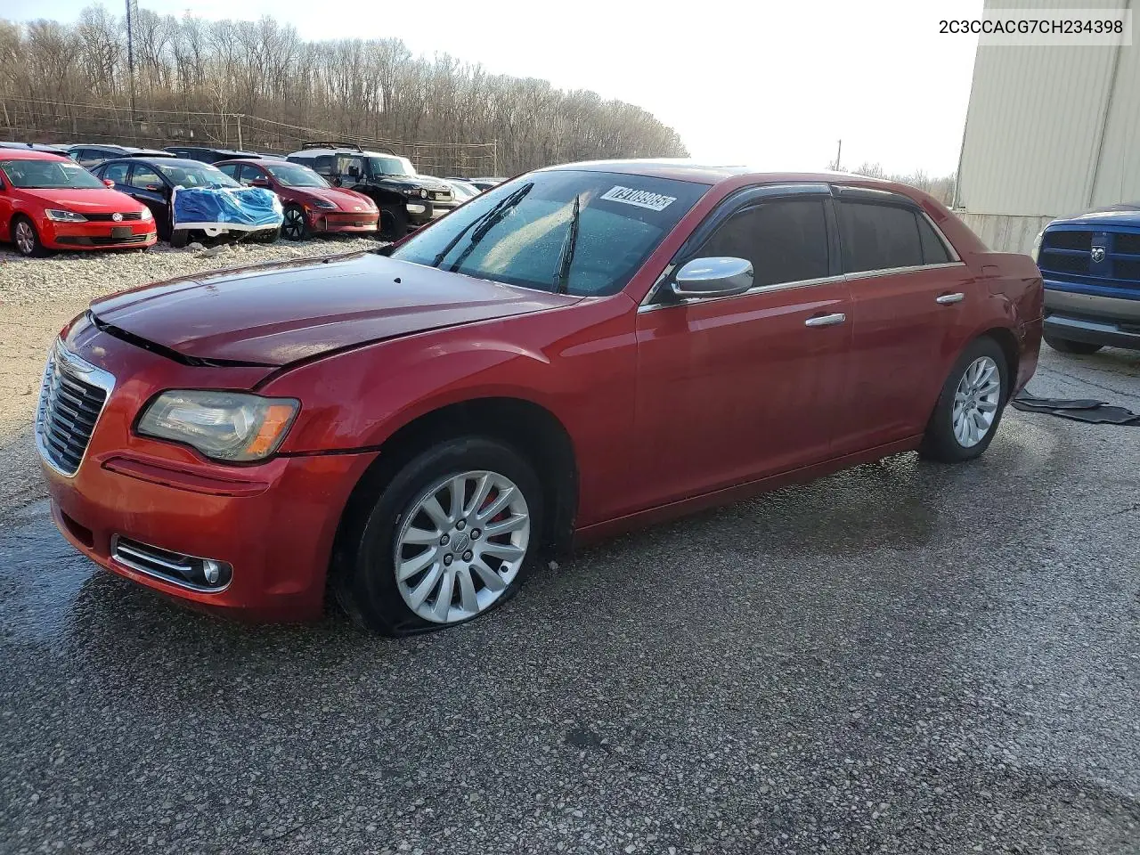 CHRYSLER 300 2012, VIN 2C3CCACG7CH234398