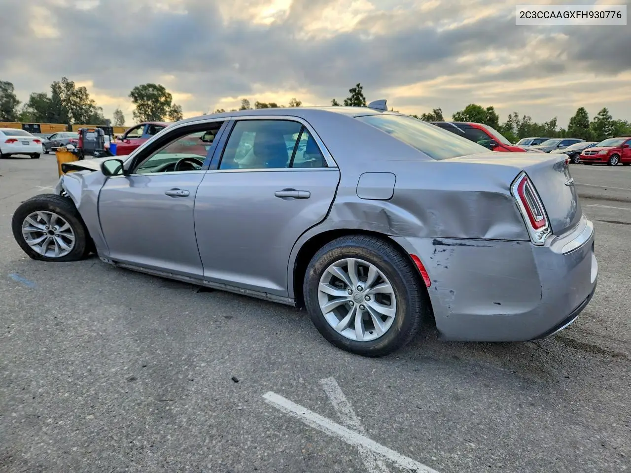 2015 CHRYSLER 300 VIN 2C3CCAAGXFH930776 — фото 2