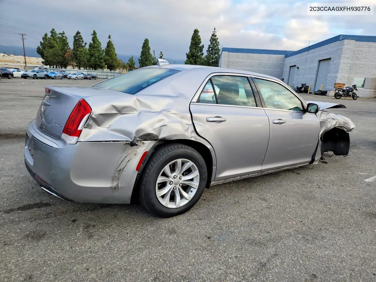 2015 CHRYSLER 300 VIN 2C3CCAAGXFH930776 — фото 3