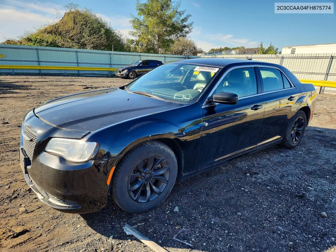 CHRYSLER 300 2015, VIN 2C3CCAAG4FH875774