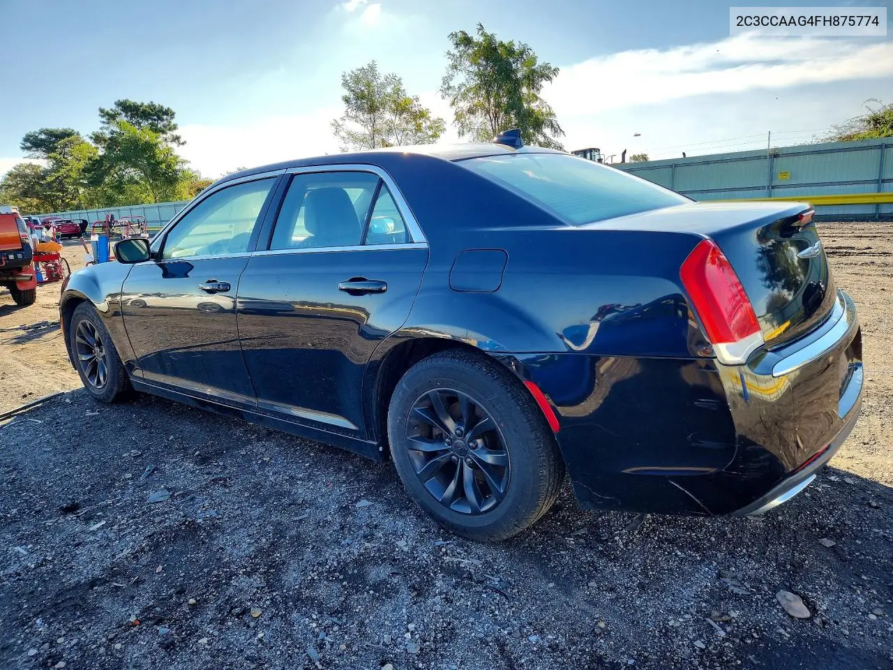 2015 CHRYSLER 300 VIN 2C3CCAAG4FH875774 — фото 2