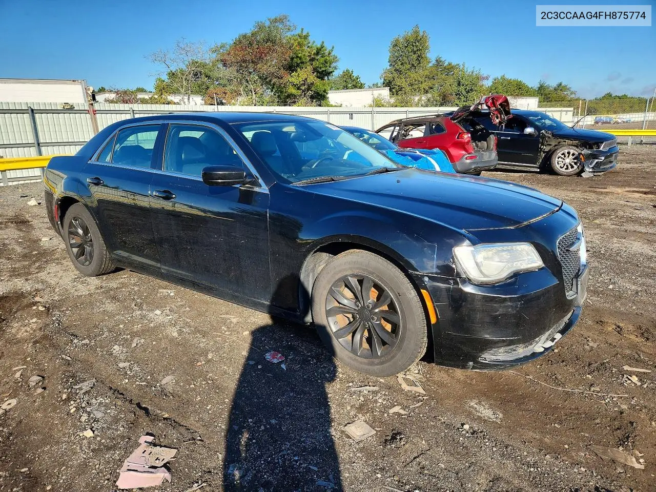 2015 CHRYSLER 300 VIN 2C3CCAAG4FH875774 — фото 4