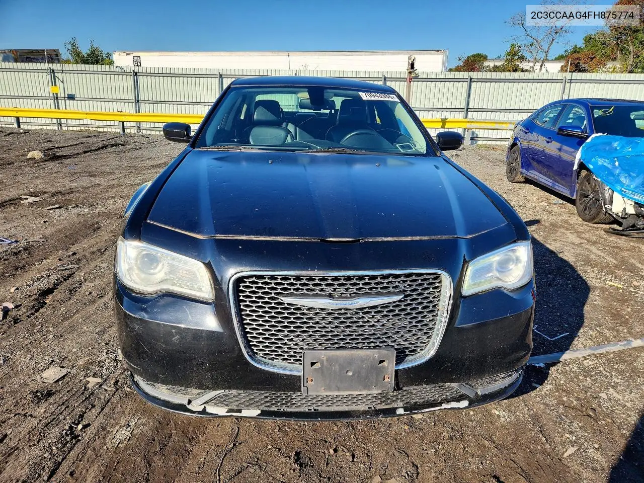 2015 CHRYSLER 300 VIN 2C3CCAAG4FH875774 — фото 5