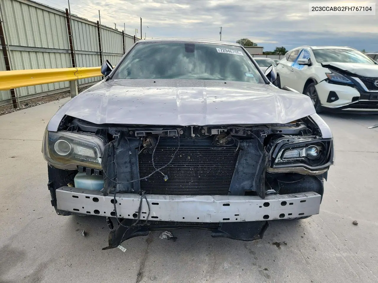 2015 CHRYSLER 300 VIN 2C3CCABG2FH767104 — фото 5
