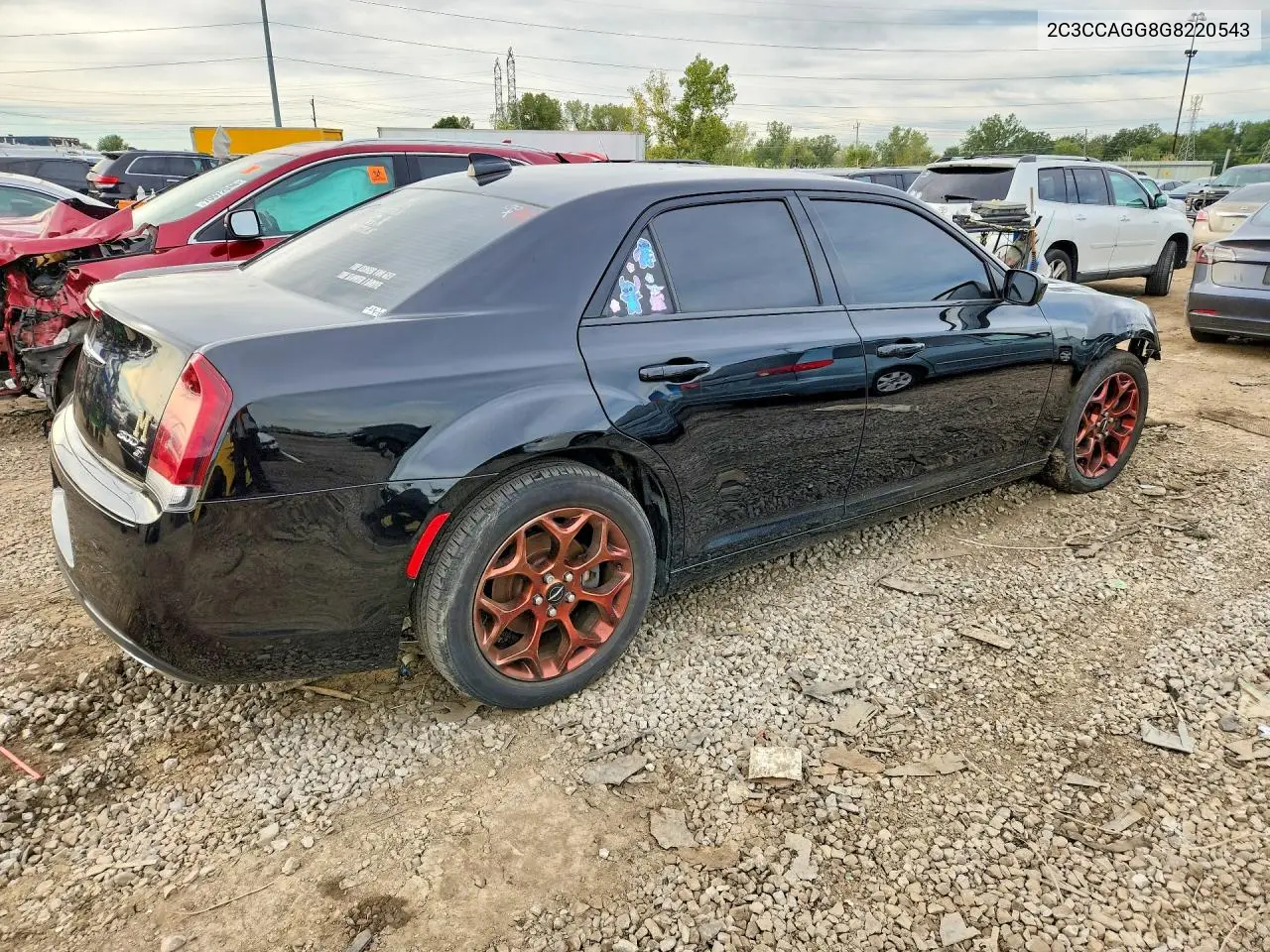 2016 CHRYSLER 300 VIN 2C3CCAGG8G8220543 — фото 3