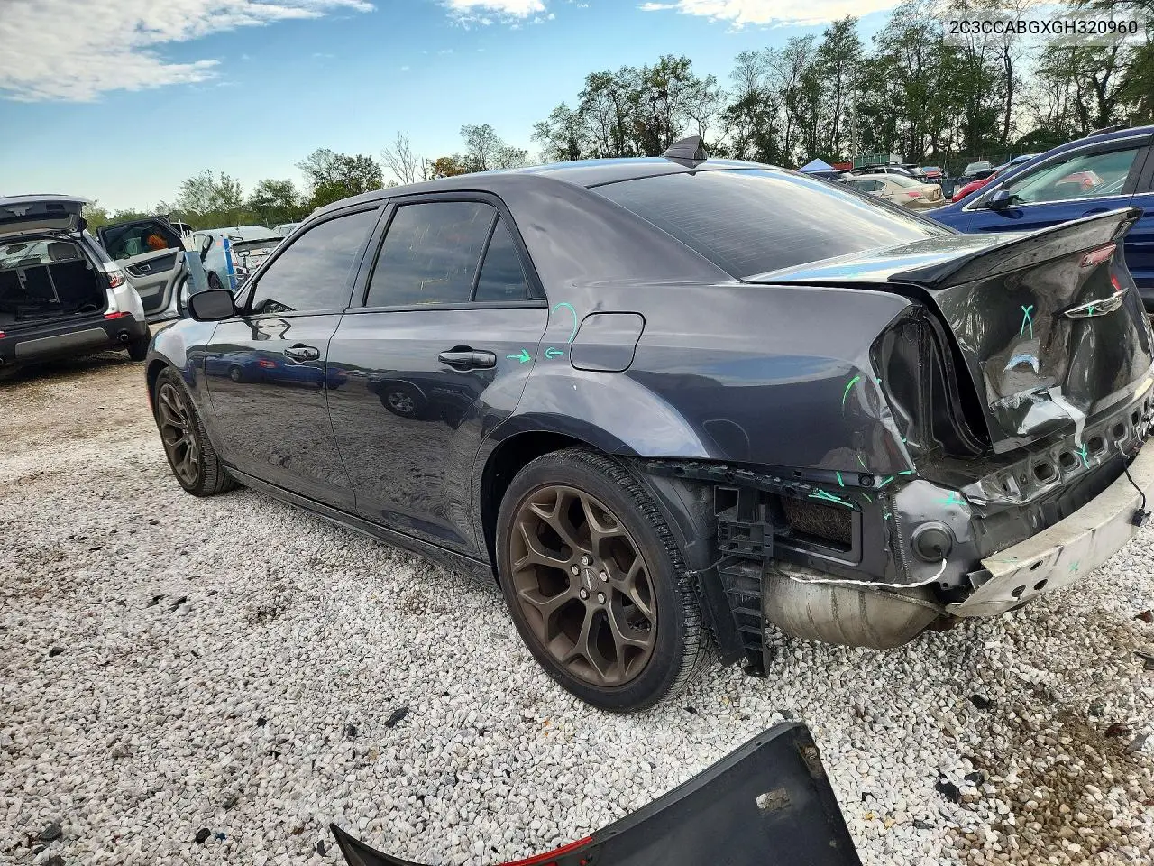 2016 CHRYSLER 300 VIN 2C3CCABGXGH320960 — фото 2