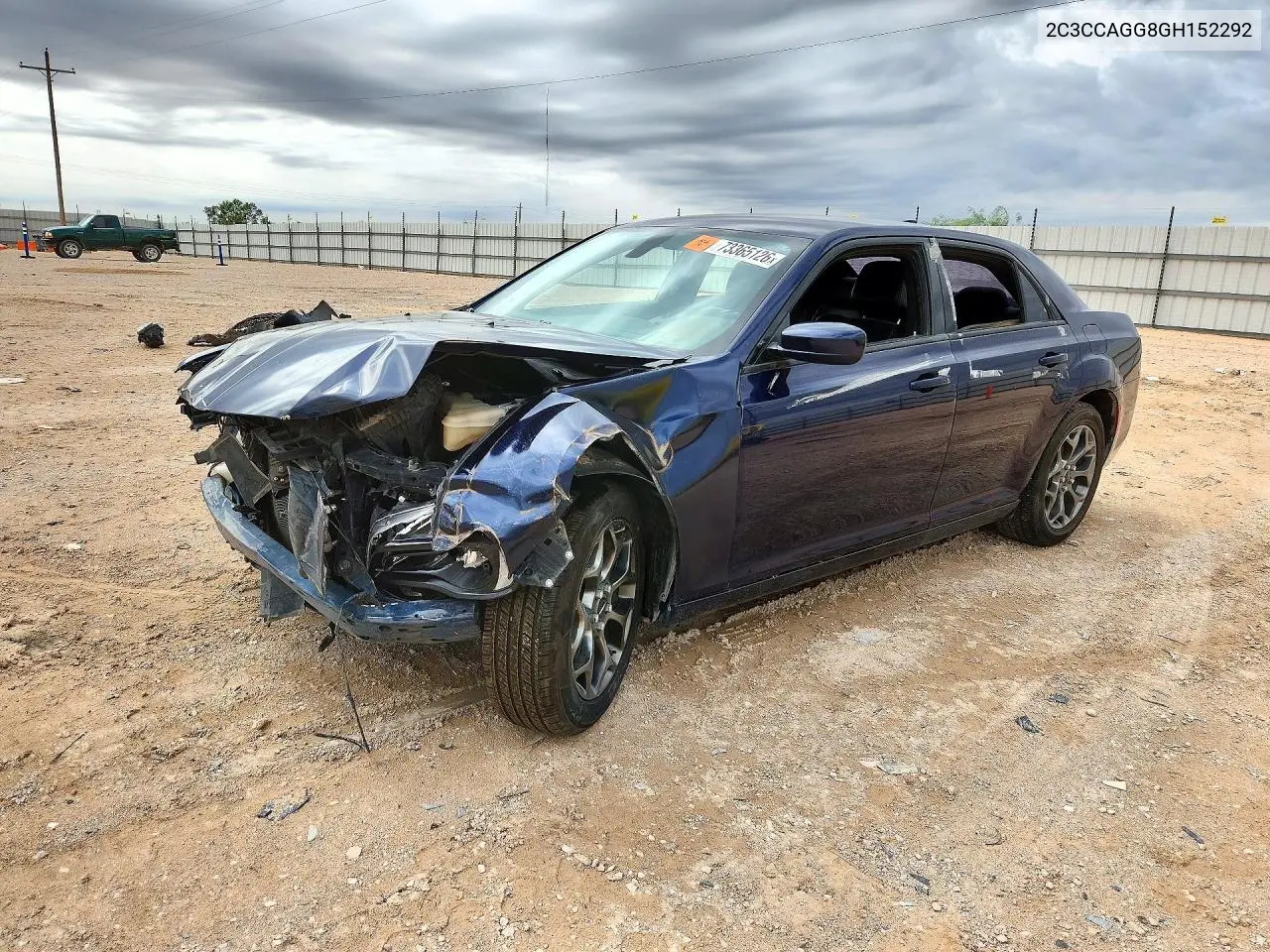 CHRYSLER 300 2016, VIN 2C3CCAGG8GH152292