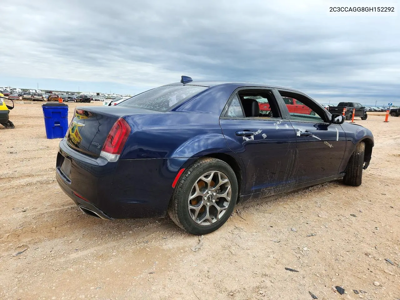 2016 CHRYSLER 300 VIN 2C3CCAGG8GH152292 — фото 3