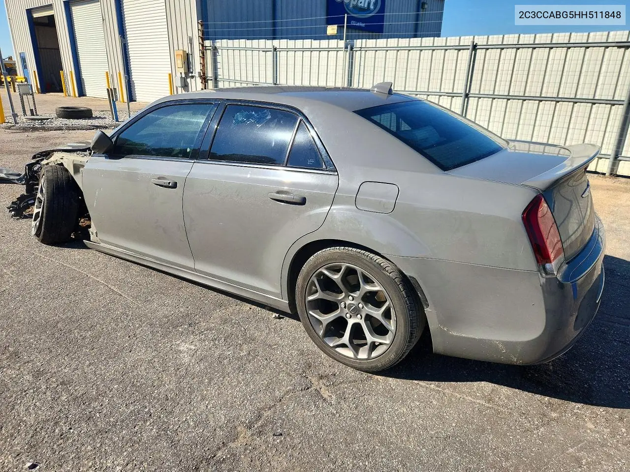 2017 CHRYSLER 300 VIN 2C3CCABG5HH511848 — фото 2