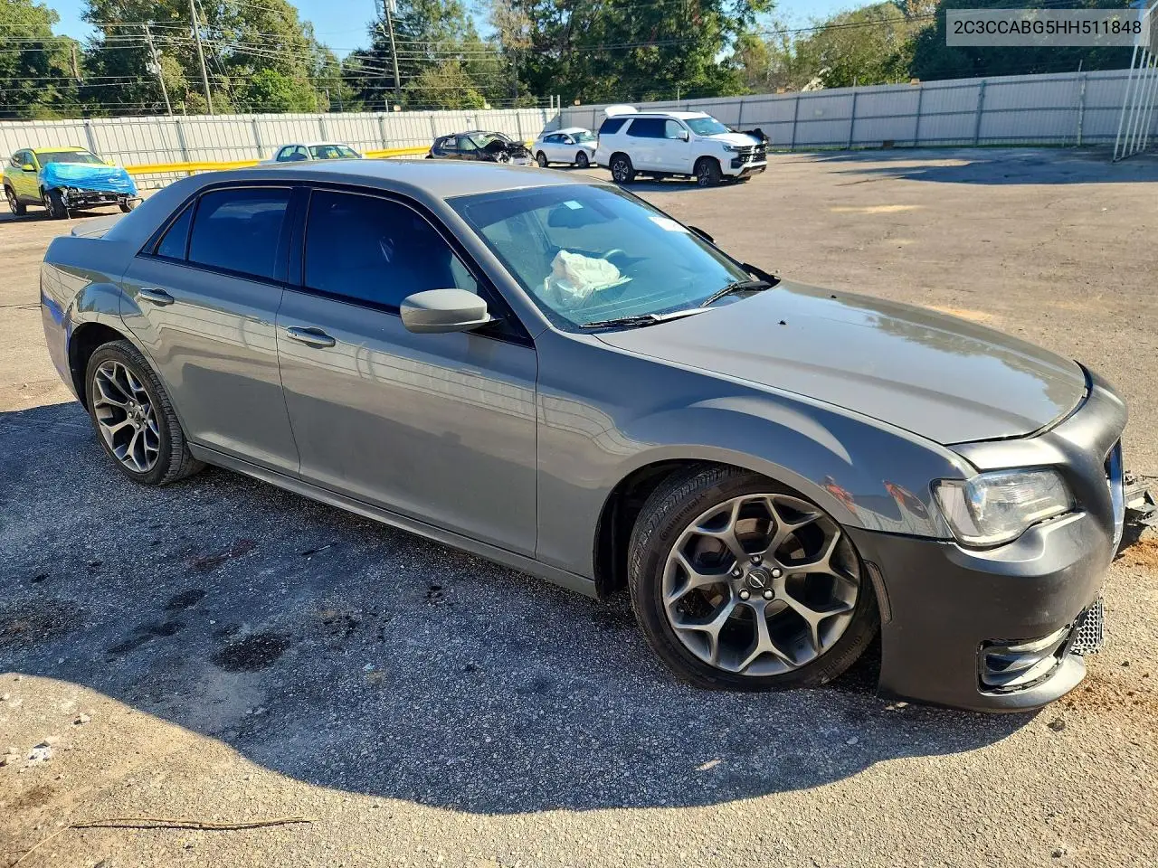 2017 CHRYSLER 300 VIN 2C3CCABG5HH511848 — фото 4