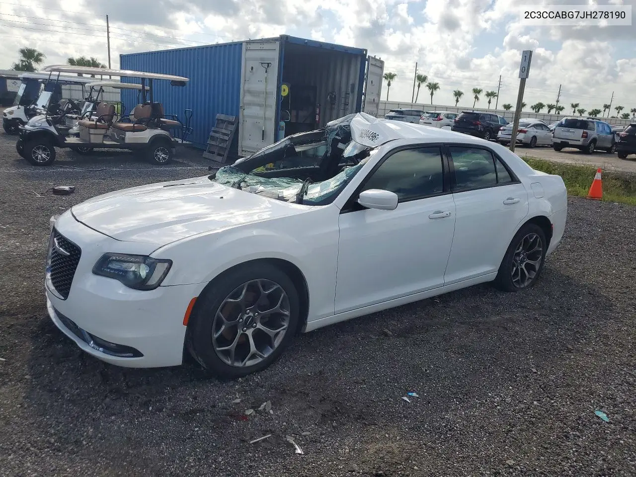CHRYSLER 300 2018, VIN 2C3CCABG7JH278190