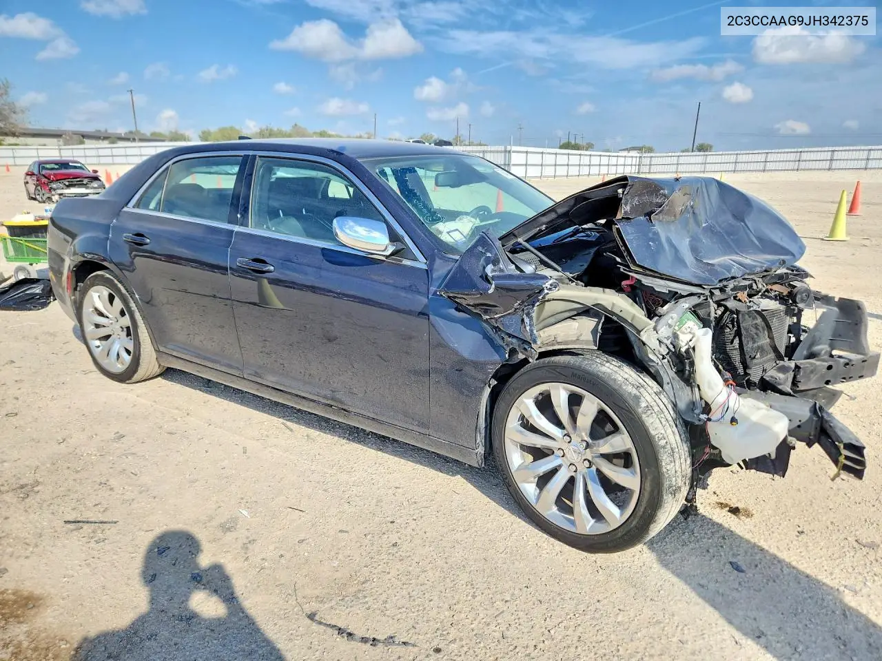 2018 CHRYSLER 300 VIN 2C3CCAAG9JH342375 — фото 4