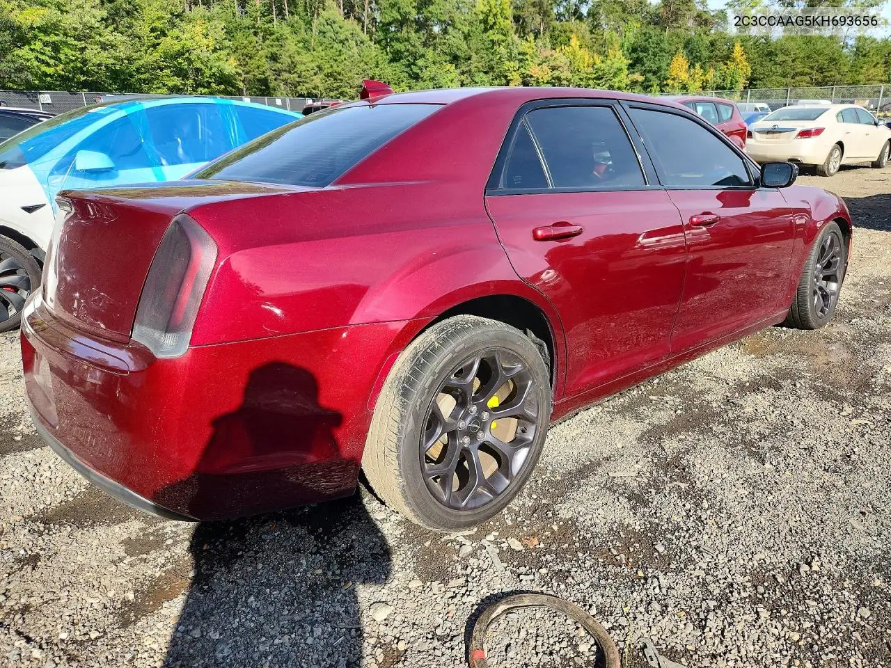 2019 CHRYSLER 300 VIN 2C3CCAAG5KH693656 — фото 3