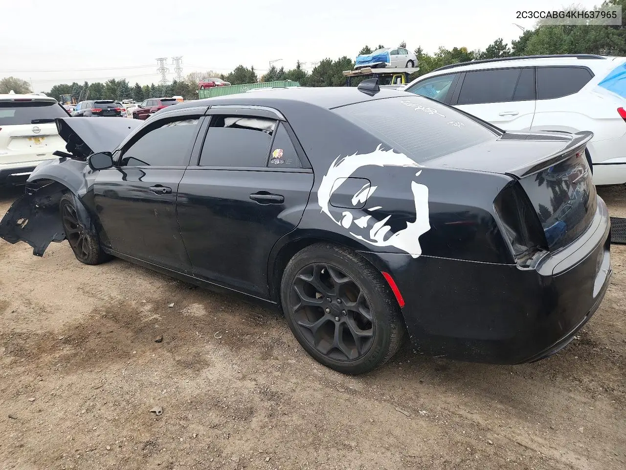 2019 CHRYSLER 300 VIN 2C3CCABG4KH637965 — фото 2