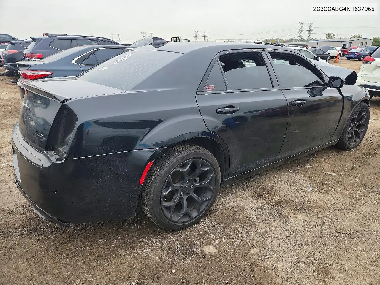 2019 CHRYSLER 300 VIN 2C3CCABG4KH637965 — фото 3