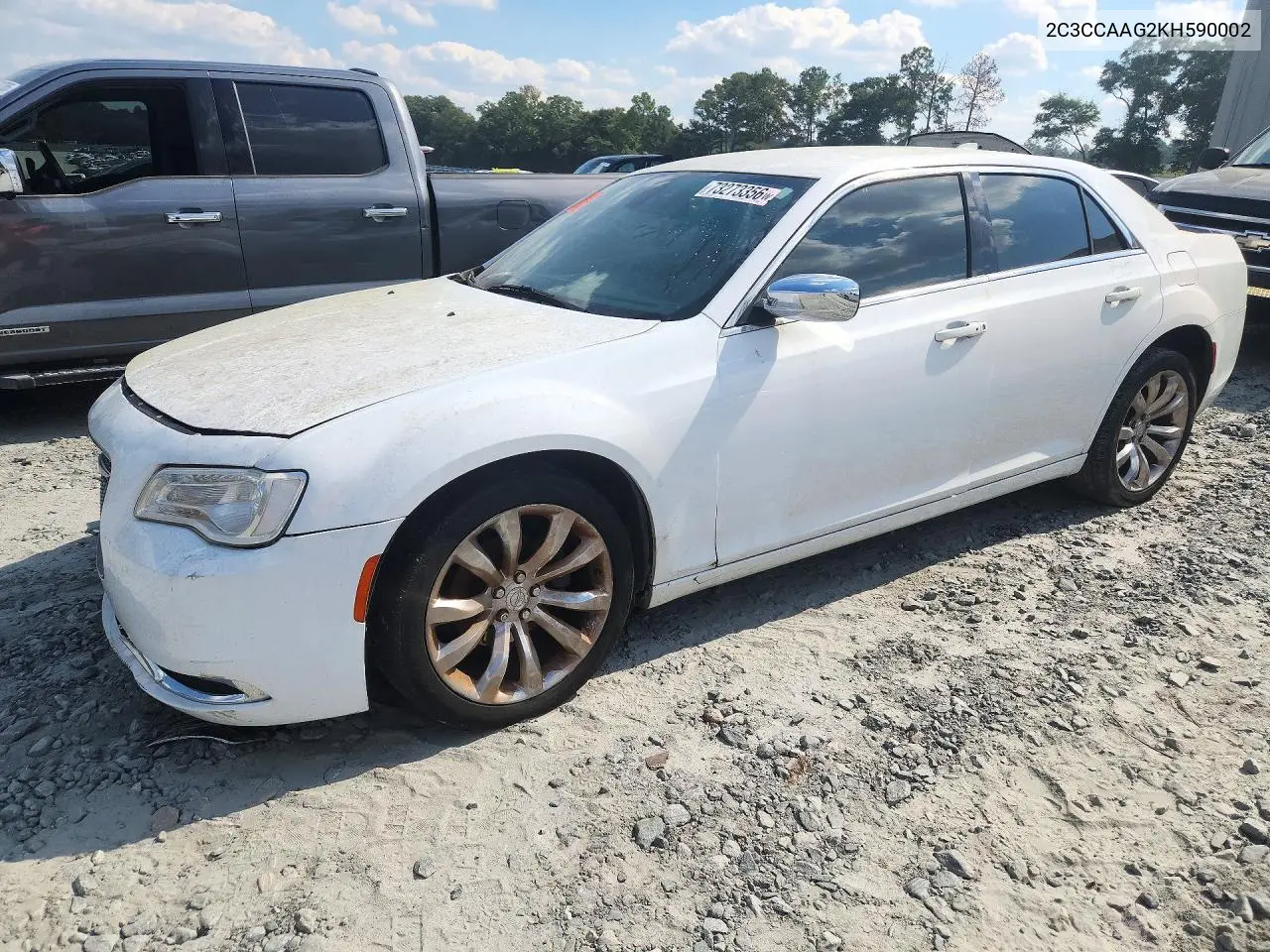 CHRYSLER 300 2019, VIN 2C3CCAAG2KH590002