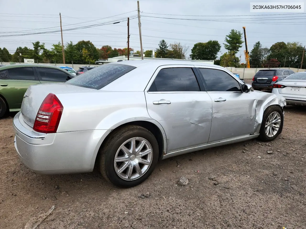 2007 CHRYSLER 300C VIN 2C3KA63H57H706045 — фото 3