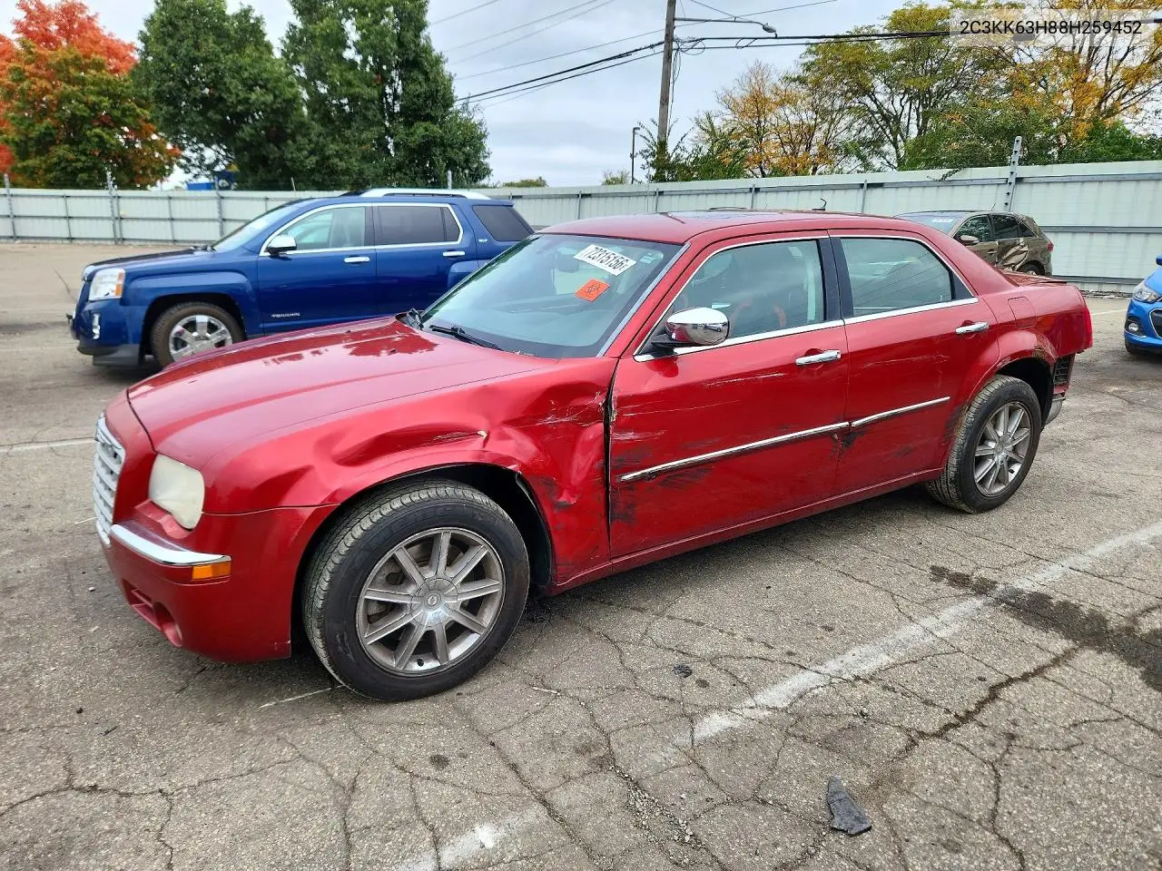 CHRYSLER 300C 2008, VIN 2C3KK63H88H259452