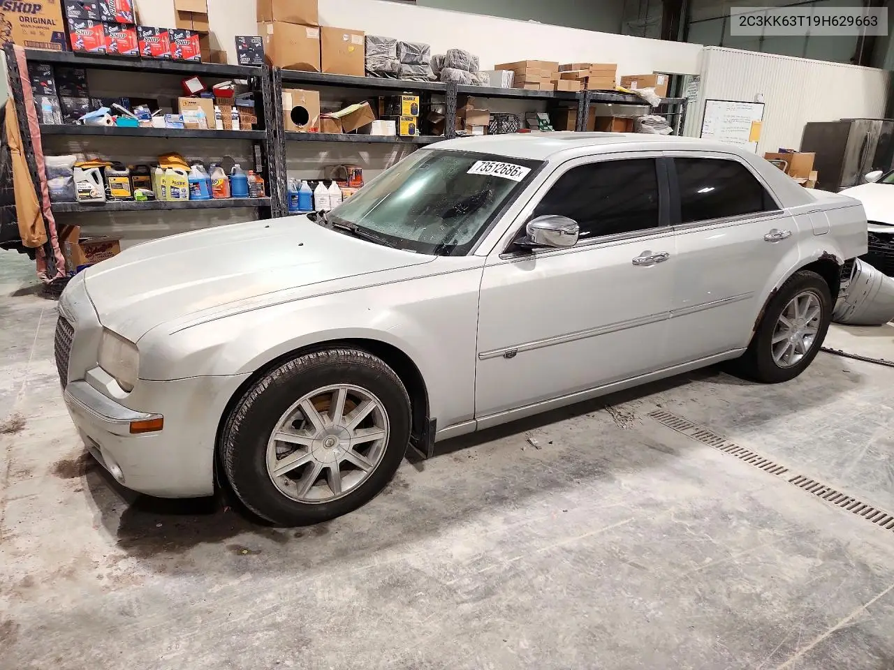 CHRYSLER 300C 2009, VIN 2C3KK63T19H629663