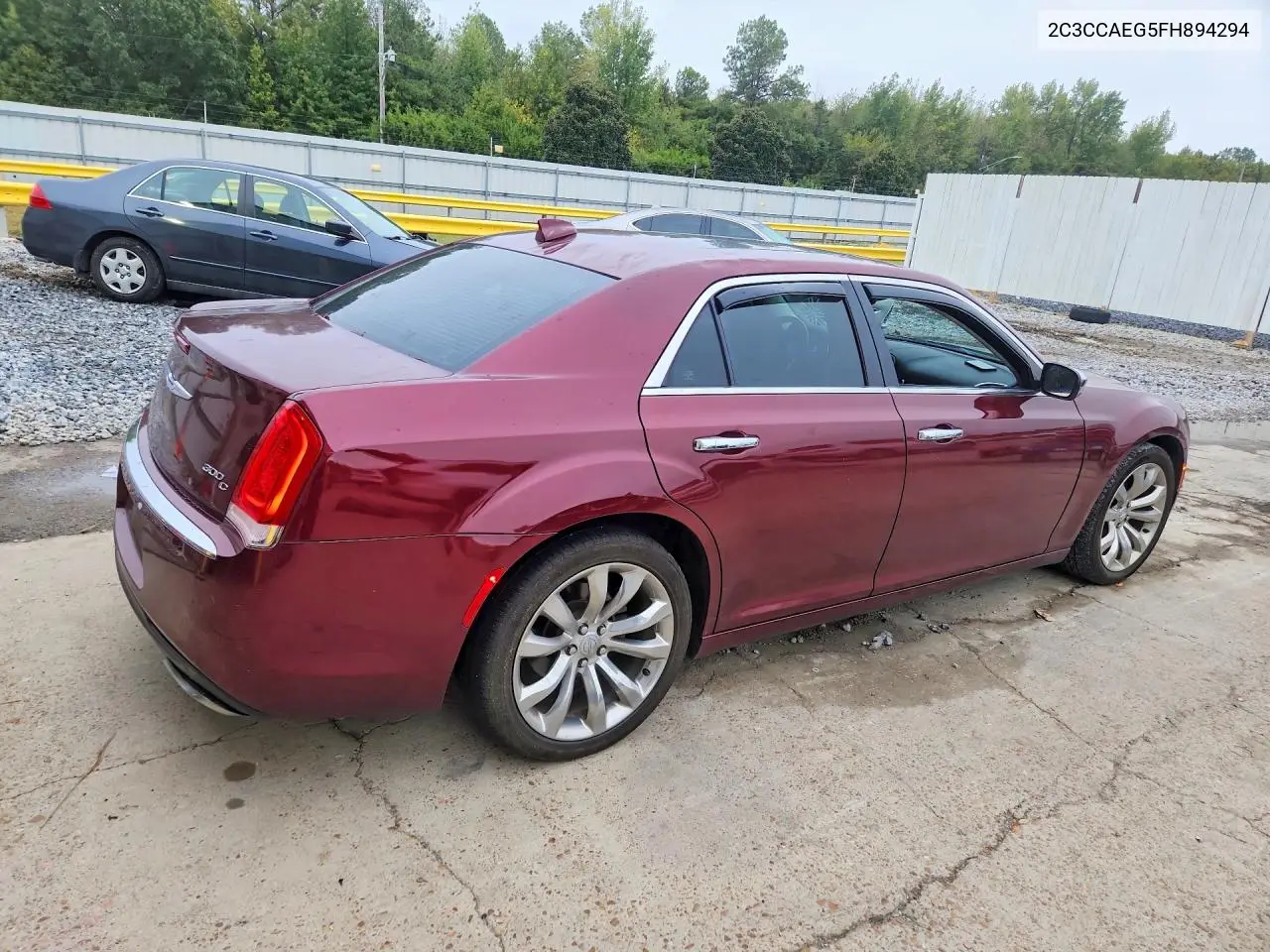 2015 CHRYSLER 300C VIN 2C3CCAEG5FH894294 — фото 3