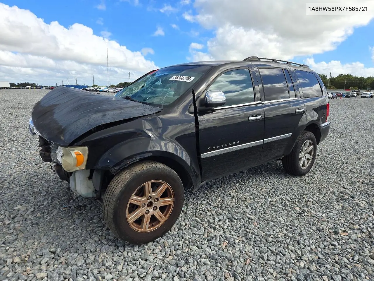 CHRYSLER ASPEN 2007, VIN 1A8HW58PX7F585721