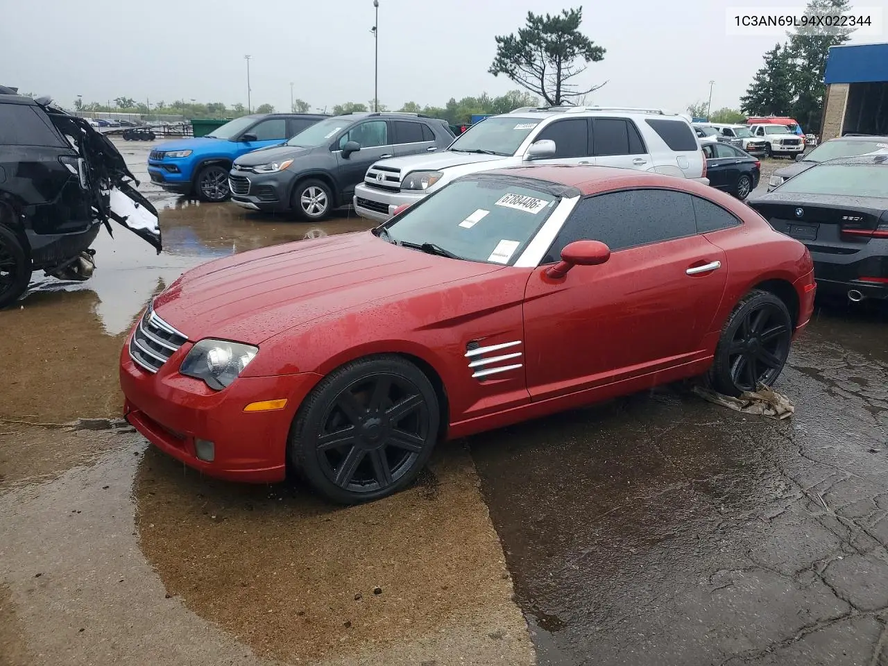 CHRYSLER CROSSFIRE 2004, VIN 1C3AN69L94X022344