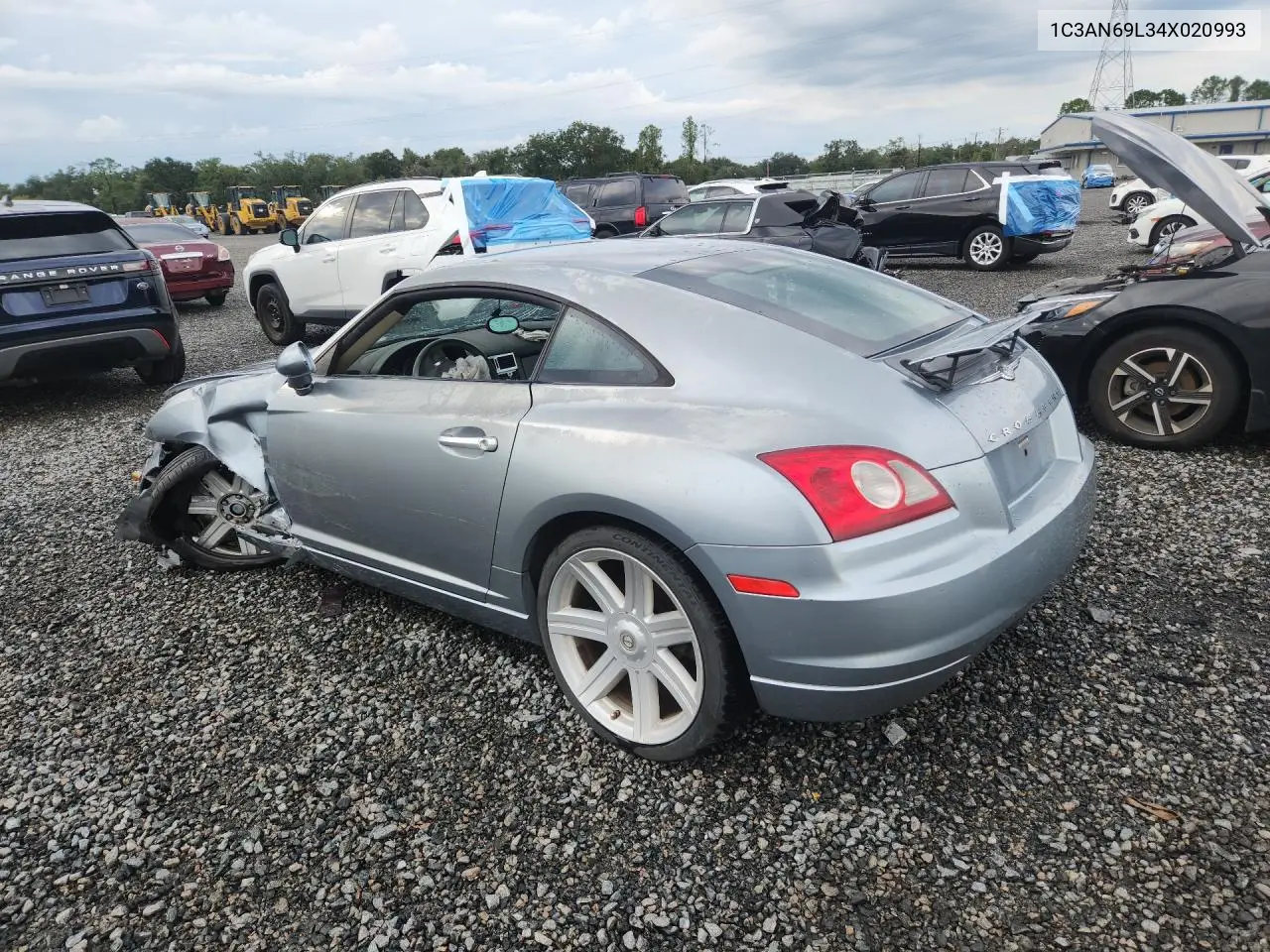 2004 CHRYSLER CROSSFIRE VIN 1C3AN69L34X020993 — фото 2