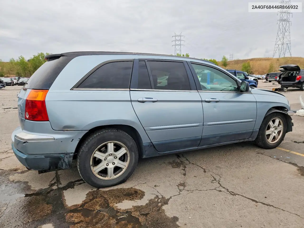 2006 CHRYSLER PACIFICA VIN 2A4GF68446R866932 — фото 3