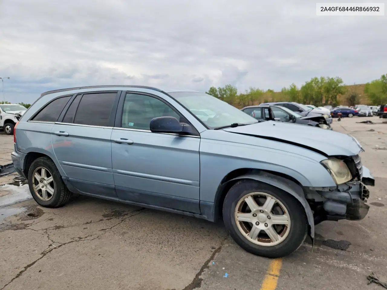 2006 CHRYSLER PACIFICA VIN 2A4GF68446R866932 — фото 4