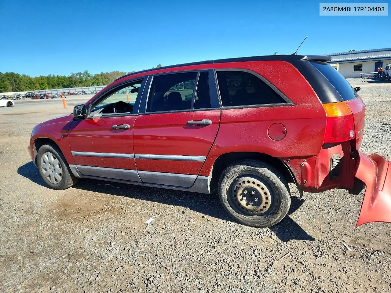 2007 CHRYSLER PACIFICA VIN 2A8GM48L17R104403 — фото 2