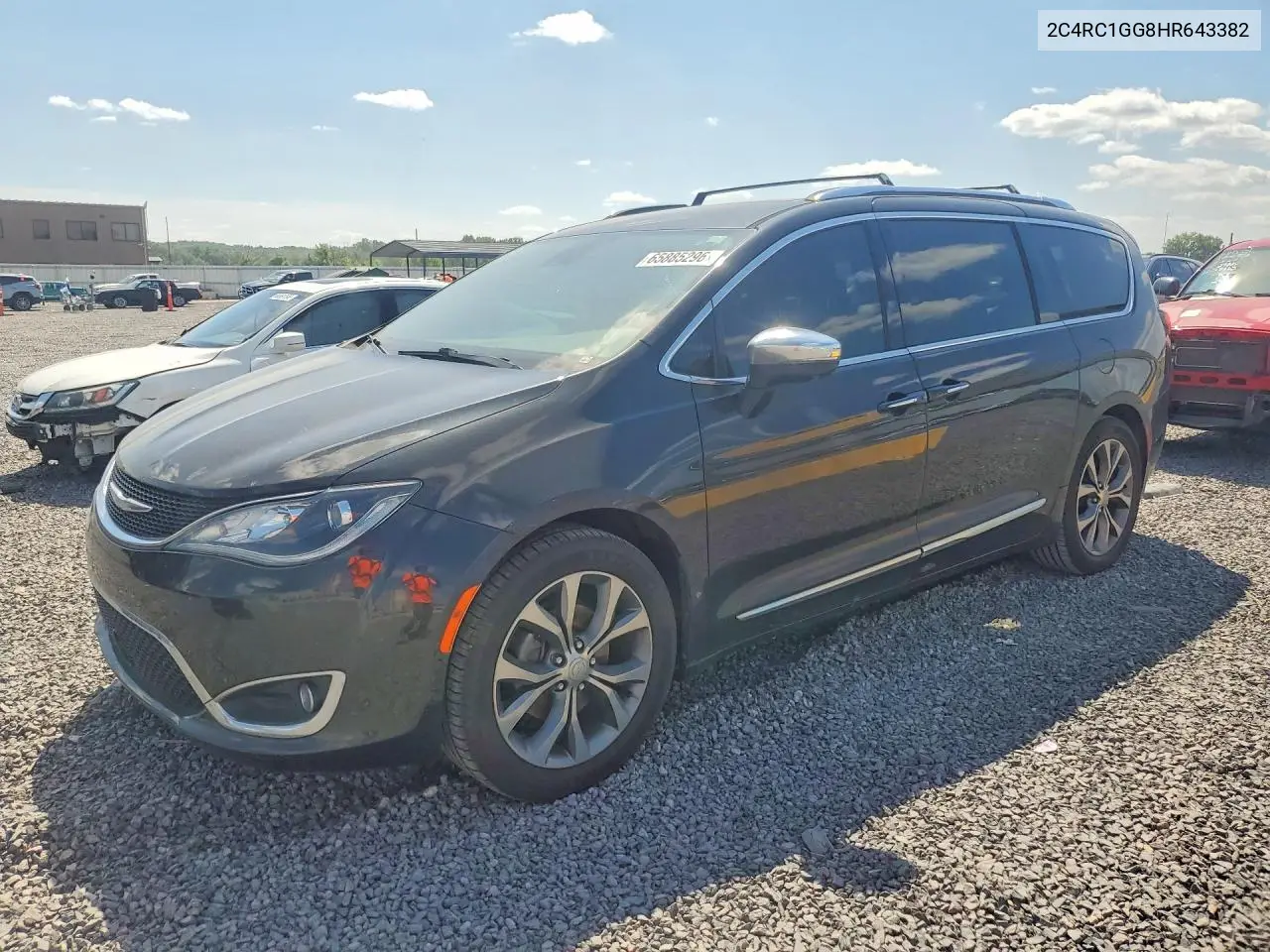 CHRYSLER PACIFICA 2017, VIN 2C4RC1GG8HR643382