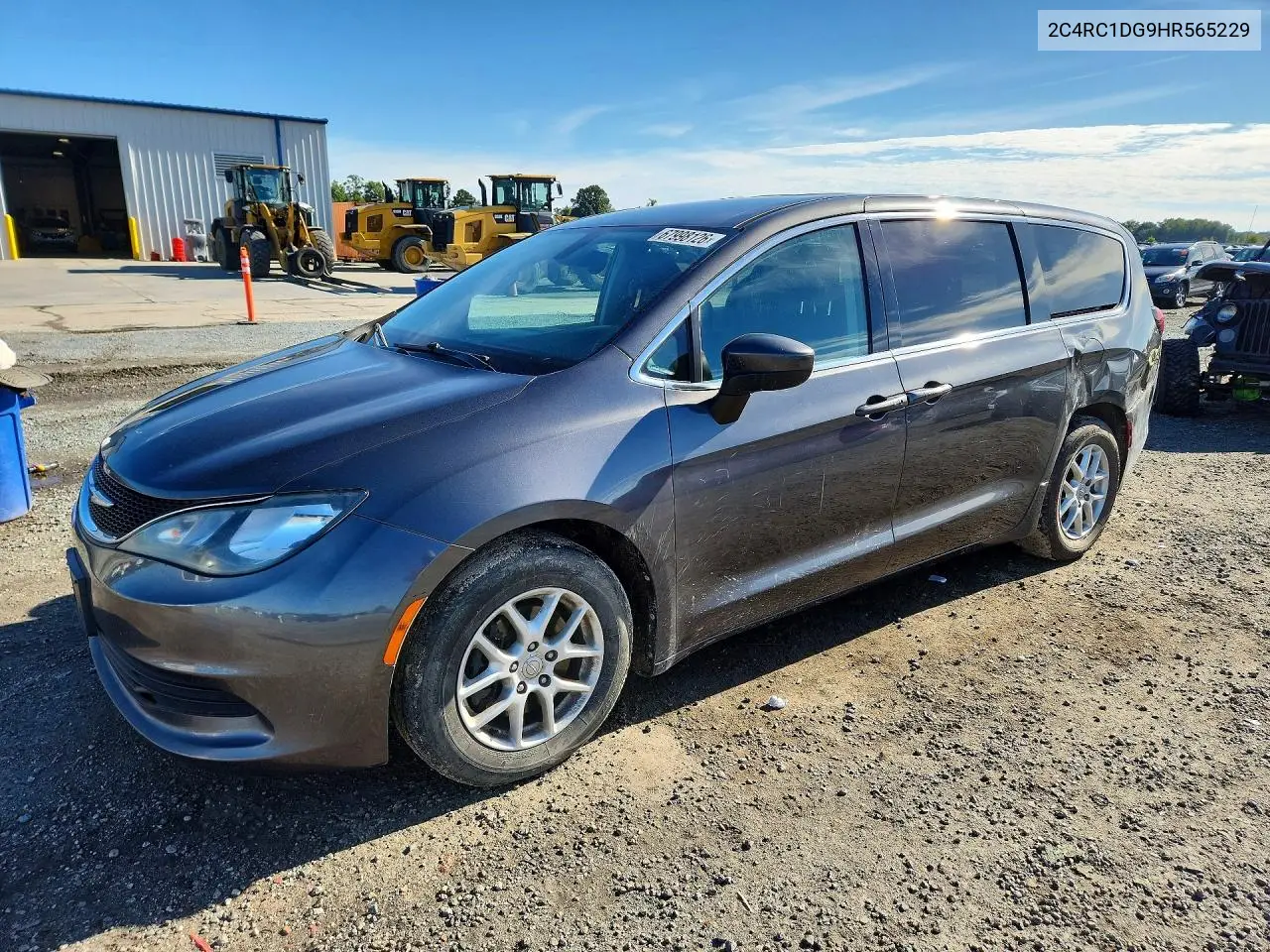 CHRYSLER PACIFICA 2017, VIN 2C4RC1DG9HR565229