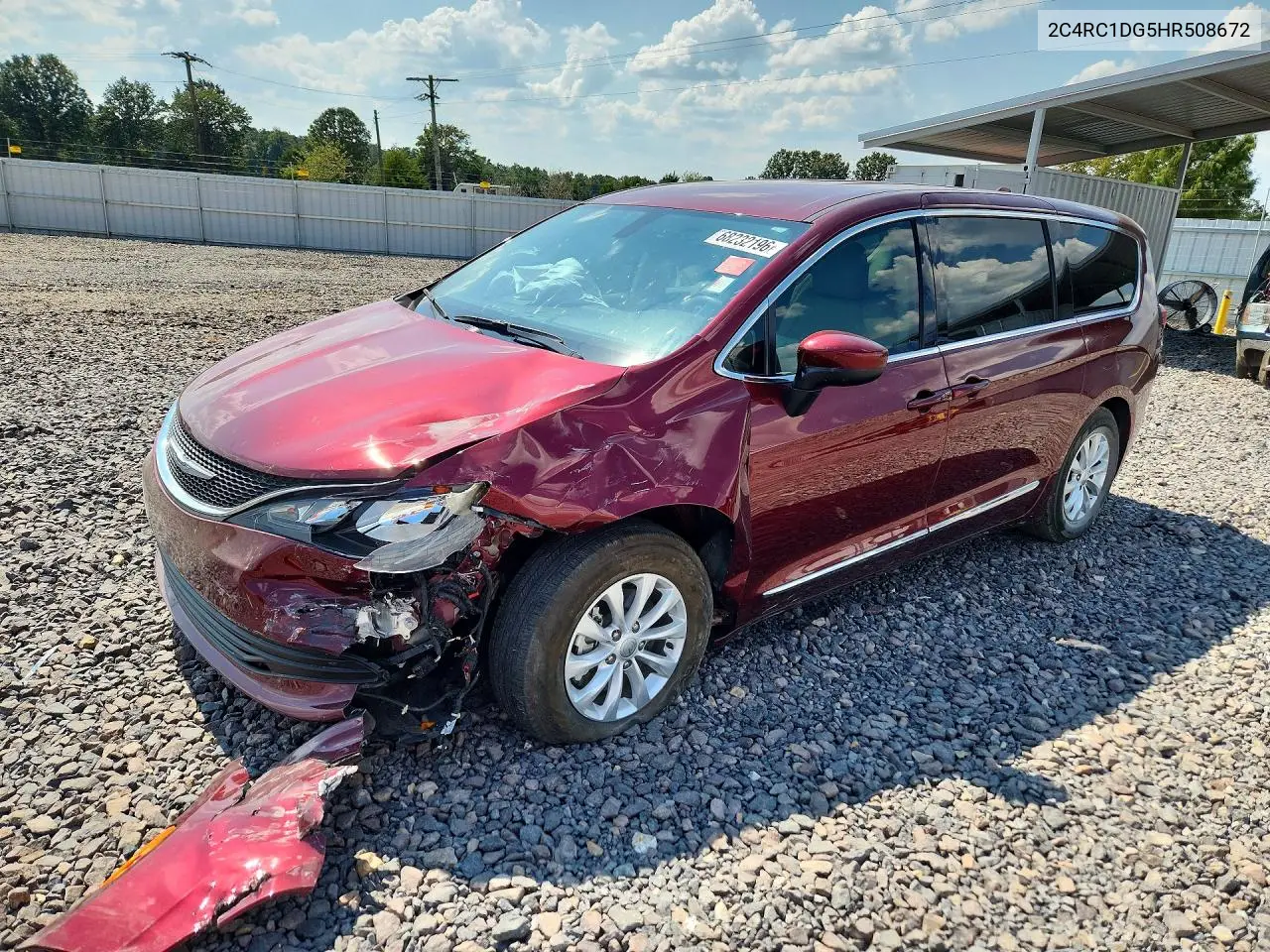 CHRYSLER PACIFICA 2017, VIN 2C4RC1DG5HR508672
