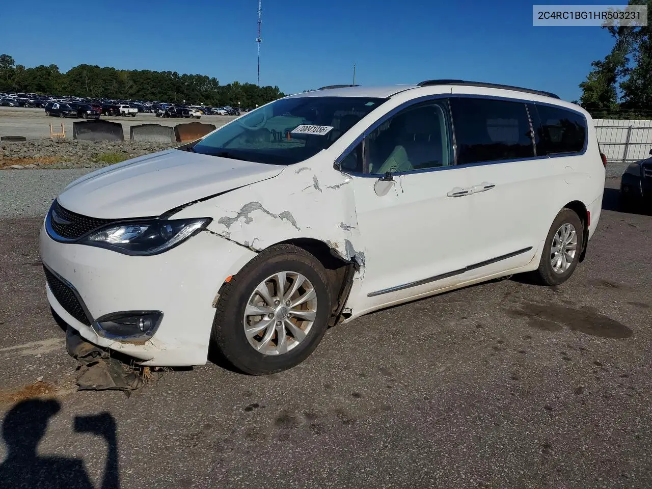 CHRYSLER PACIFICA 2017, VIN 2C4RC1BG1HR503231