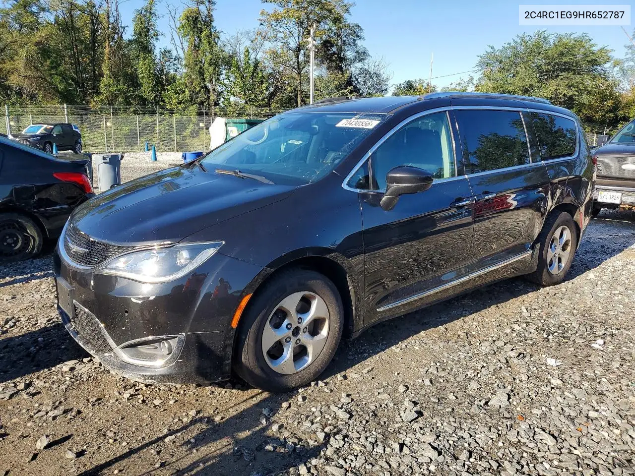 CHRYSLER PACIFICA 2017, VIN 2C4RC1EG9HR652787