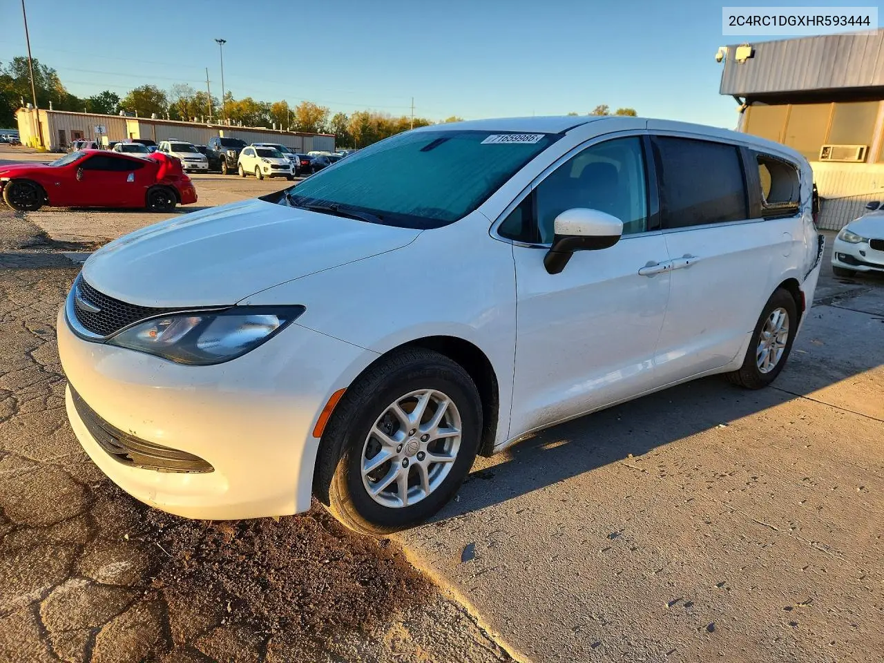 CHRYSLER PACIFICA 2017, VIN 2C4RC1DGXHR593444