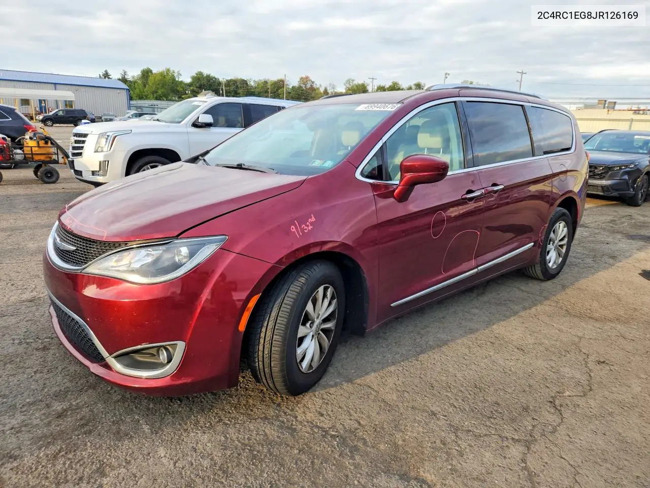 CHRYSLER PACIFICA 2018, VIN 2C4RC1EG8JR126169