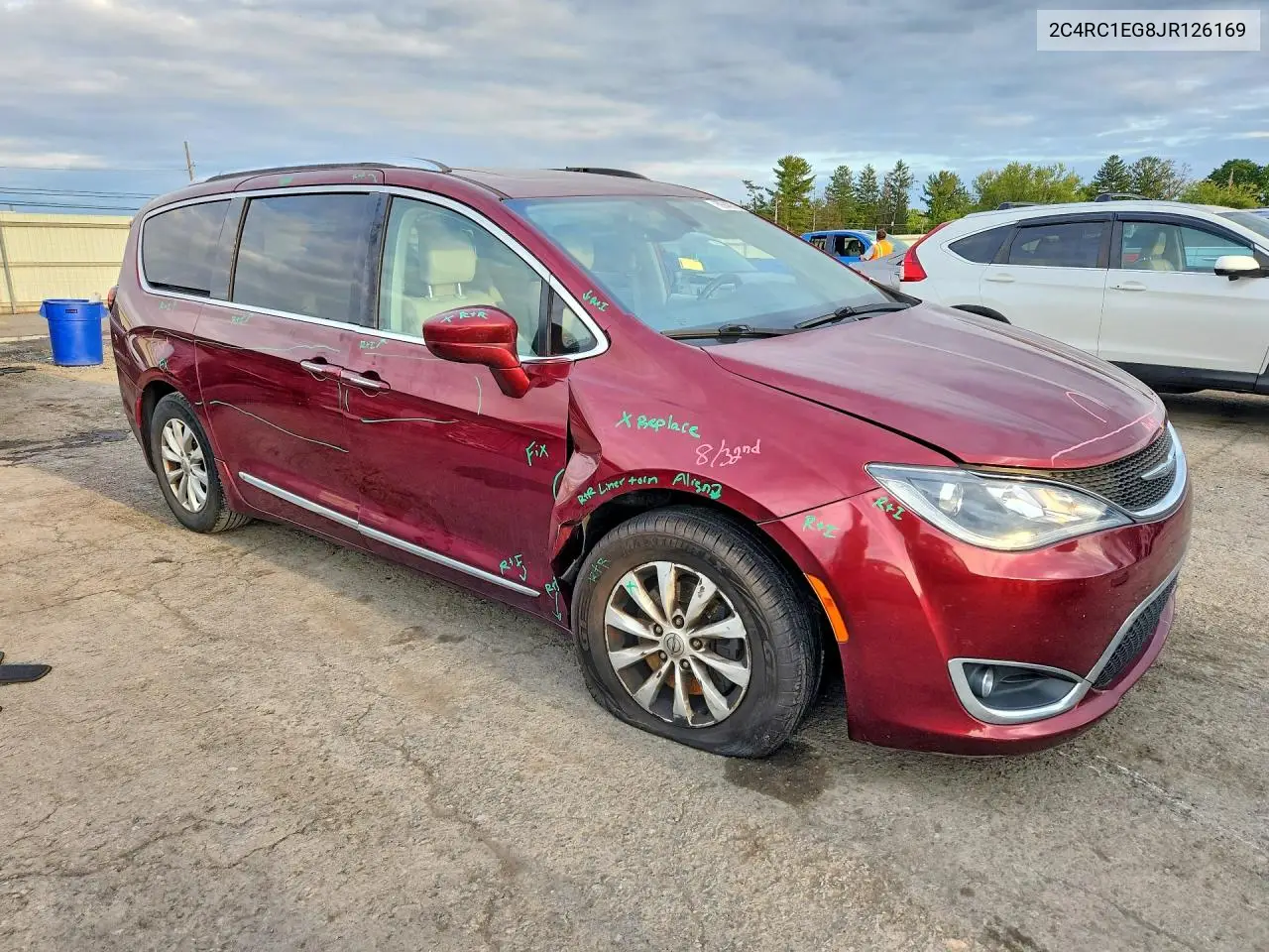 2018 CHRYSLER PACIFICA VIN 2C4RC1EG8JR126169 — фото 4