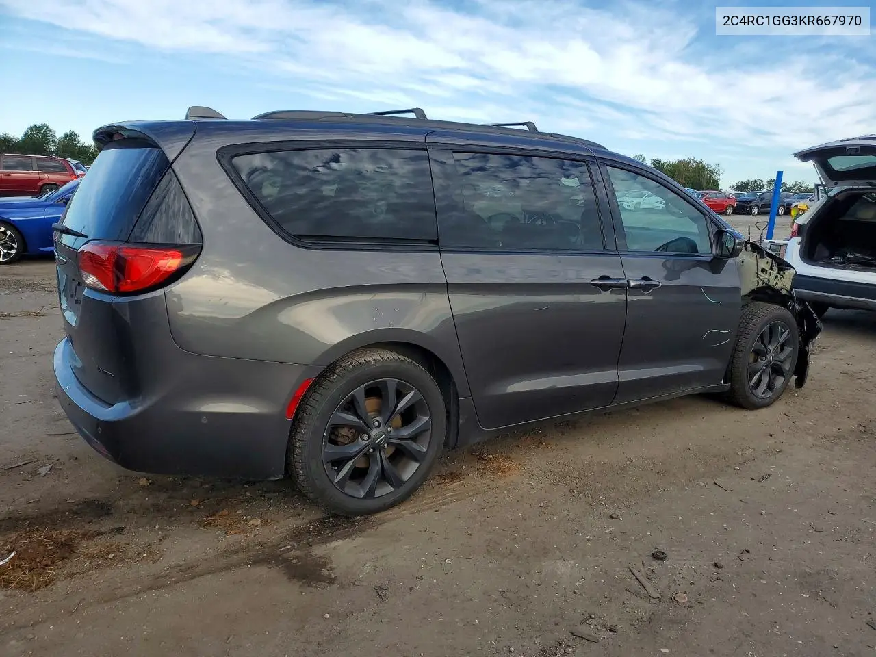 2019 CHRYSLER PACIFICA VIN 2C4RC1GG3KR667970 — фото 3