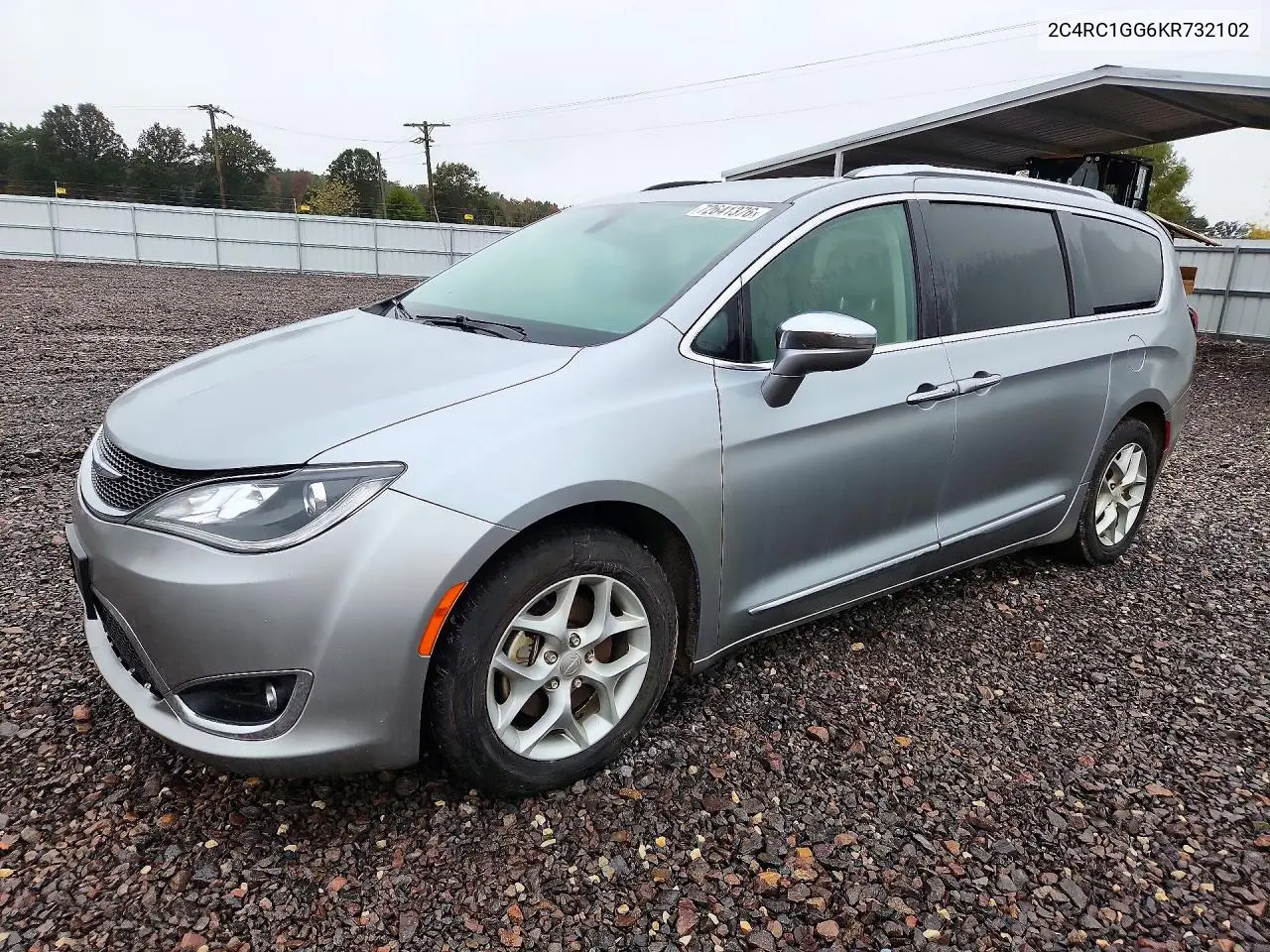 CHRYSLER PACIFICA 2019, VIN 2C4RC1GG6KR732102