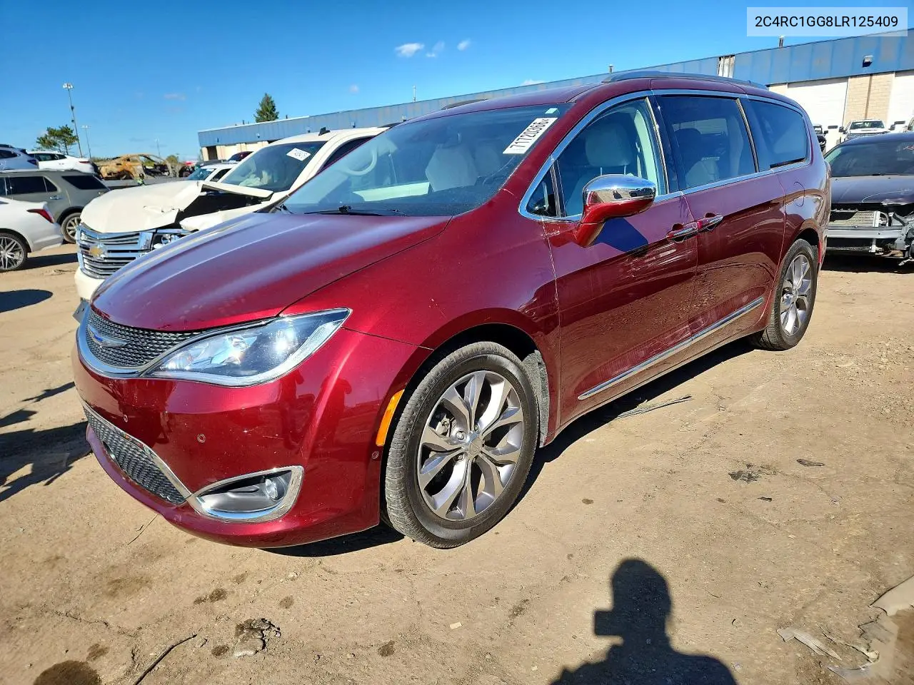 CHRYSLER PACIFICA 2020, VIN 2C4RC1GG8LR125409