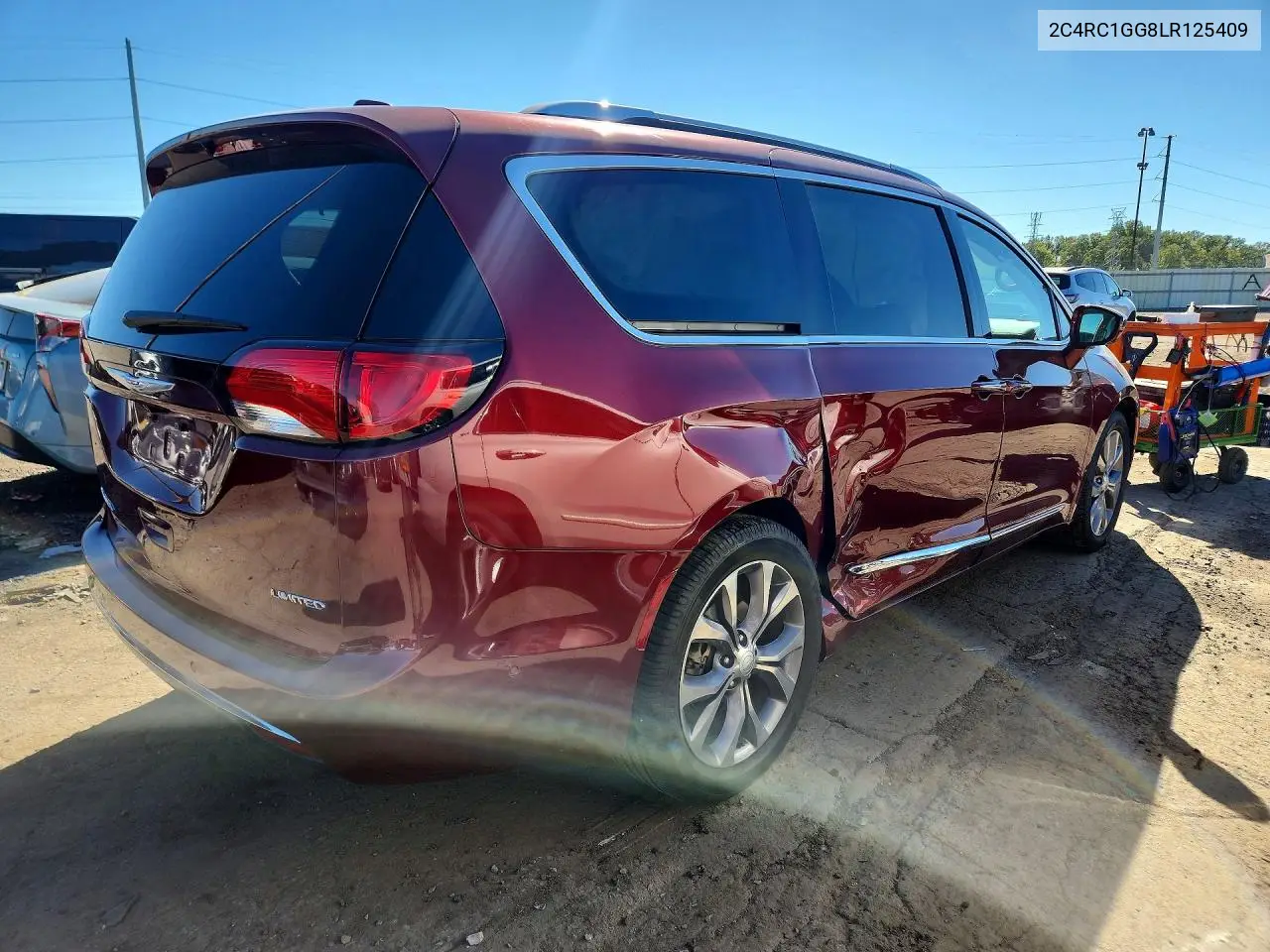 2020 CHRYSLER PACIFICA VIN 2C4RC1GG8LR125409 — фото 3