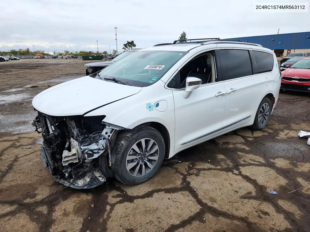 CHRYSLER PACIFICA 2021, VIN 2C4RC1S74MR563112