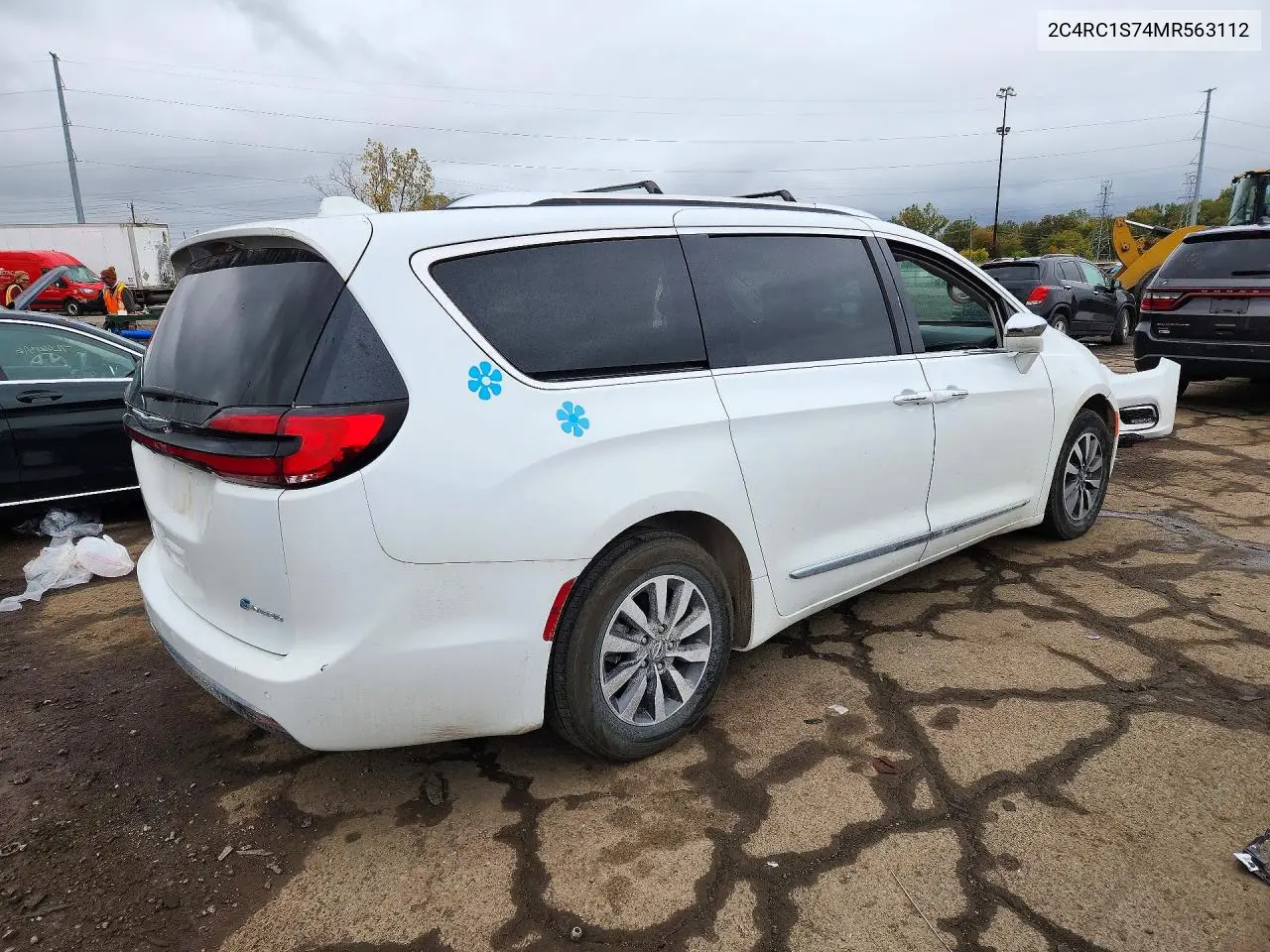 2021 CHRYSLER PACIFICA VIN 2C4RC1S74MR563112 — фото 3