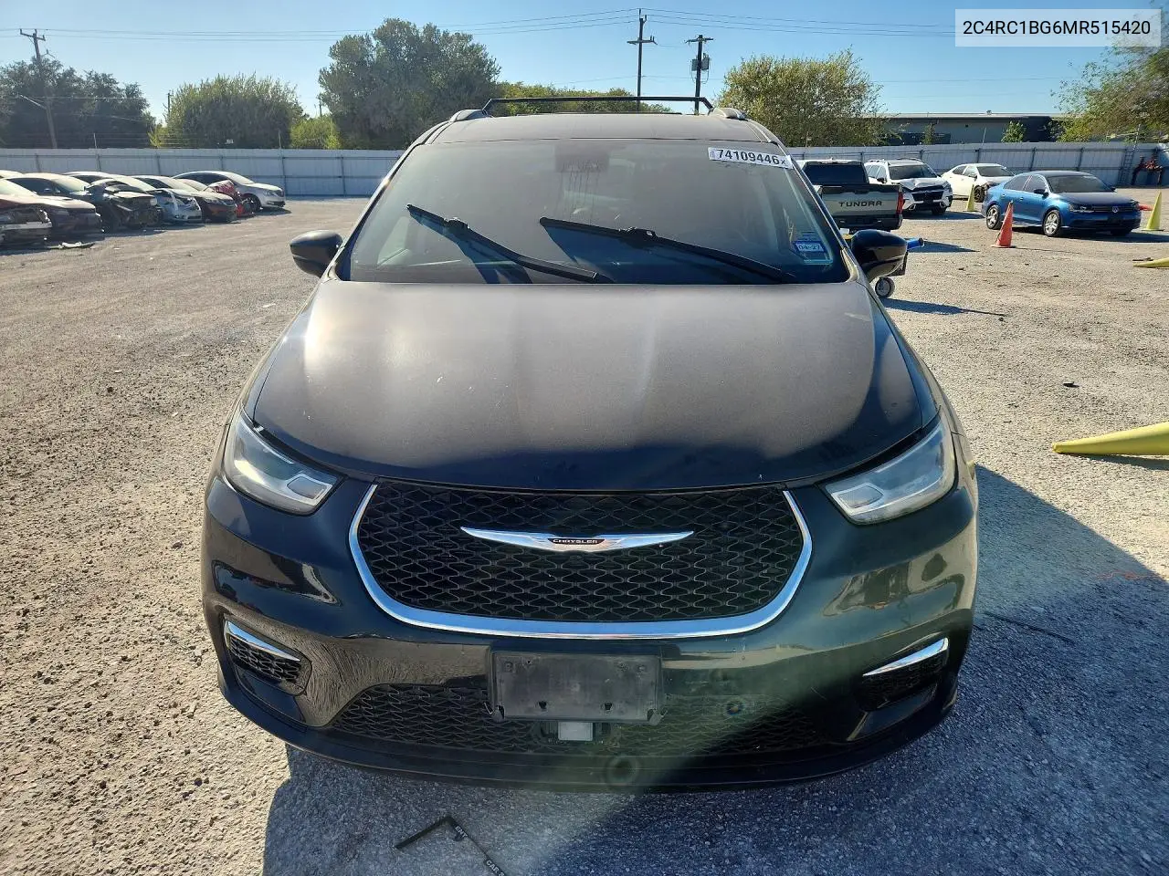 CHRYSLER PACIFICA 2021, VIN 2C4RC1BG6MR515420