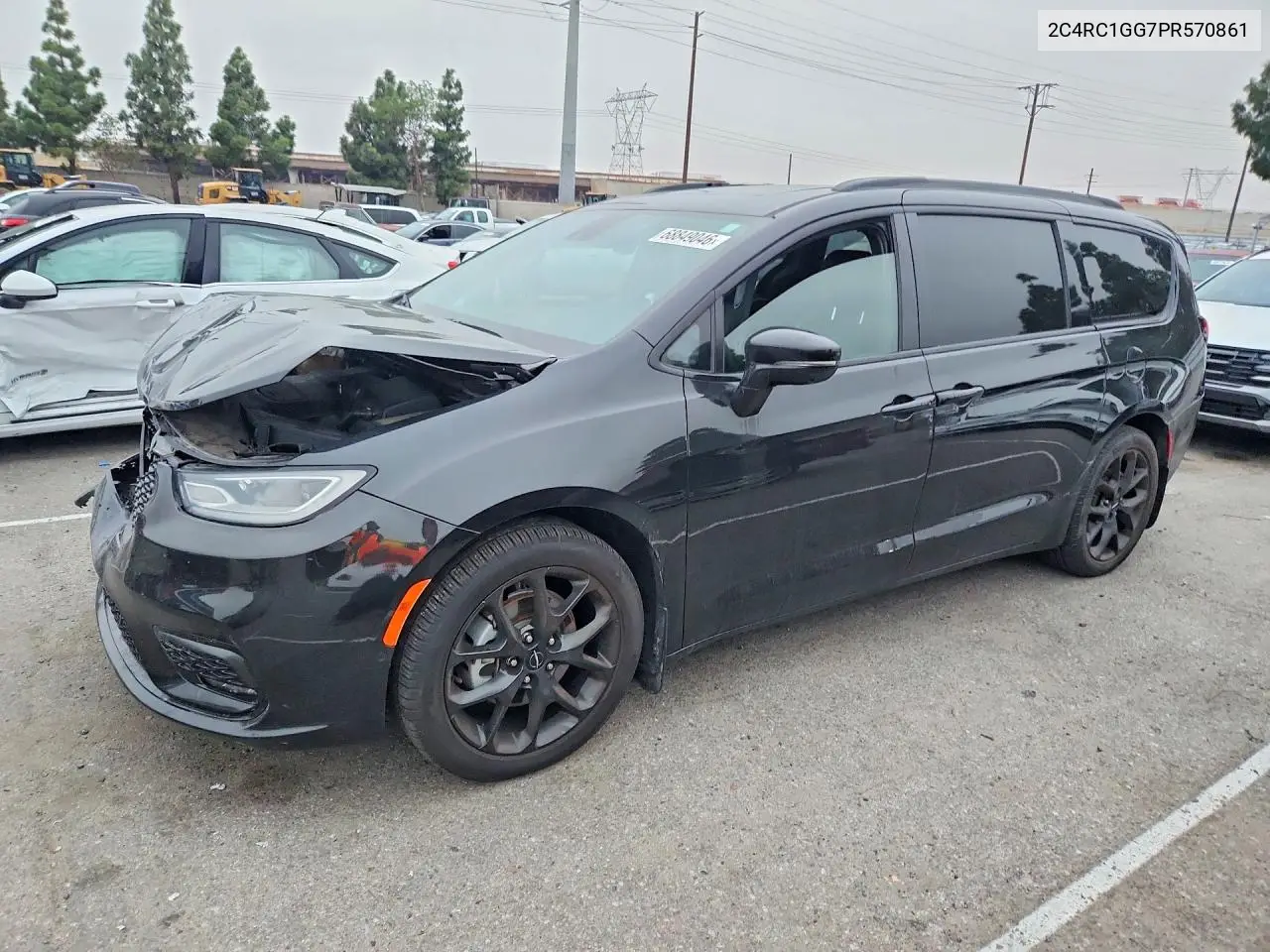 2023 CHRYSLER PACIFICA VIN 2C4RC1GG7PR570861 — фото 2