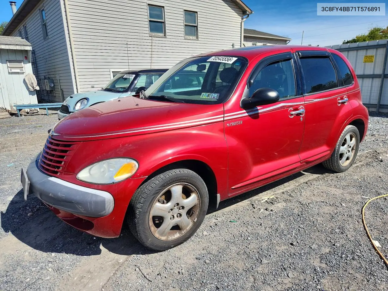 CHRYSLER PT CRUISER 2001, VIN 3C8FY4BB71T576891