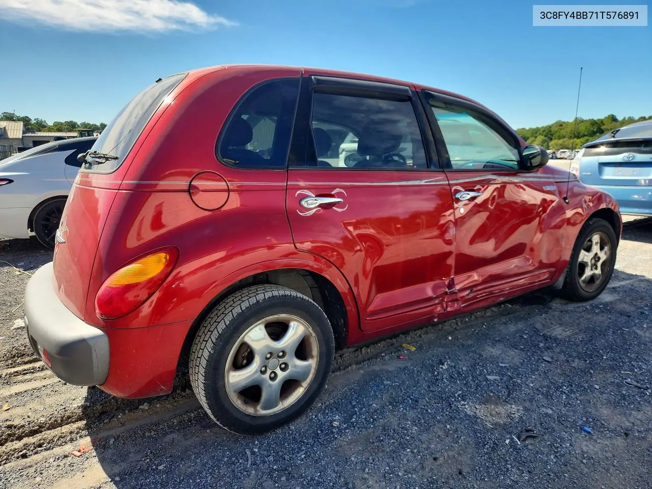 2001 CHRYSLER PT CRUISER VIN 3C8FY4BB71T576891 — фото 3