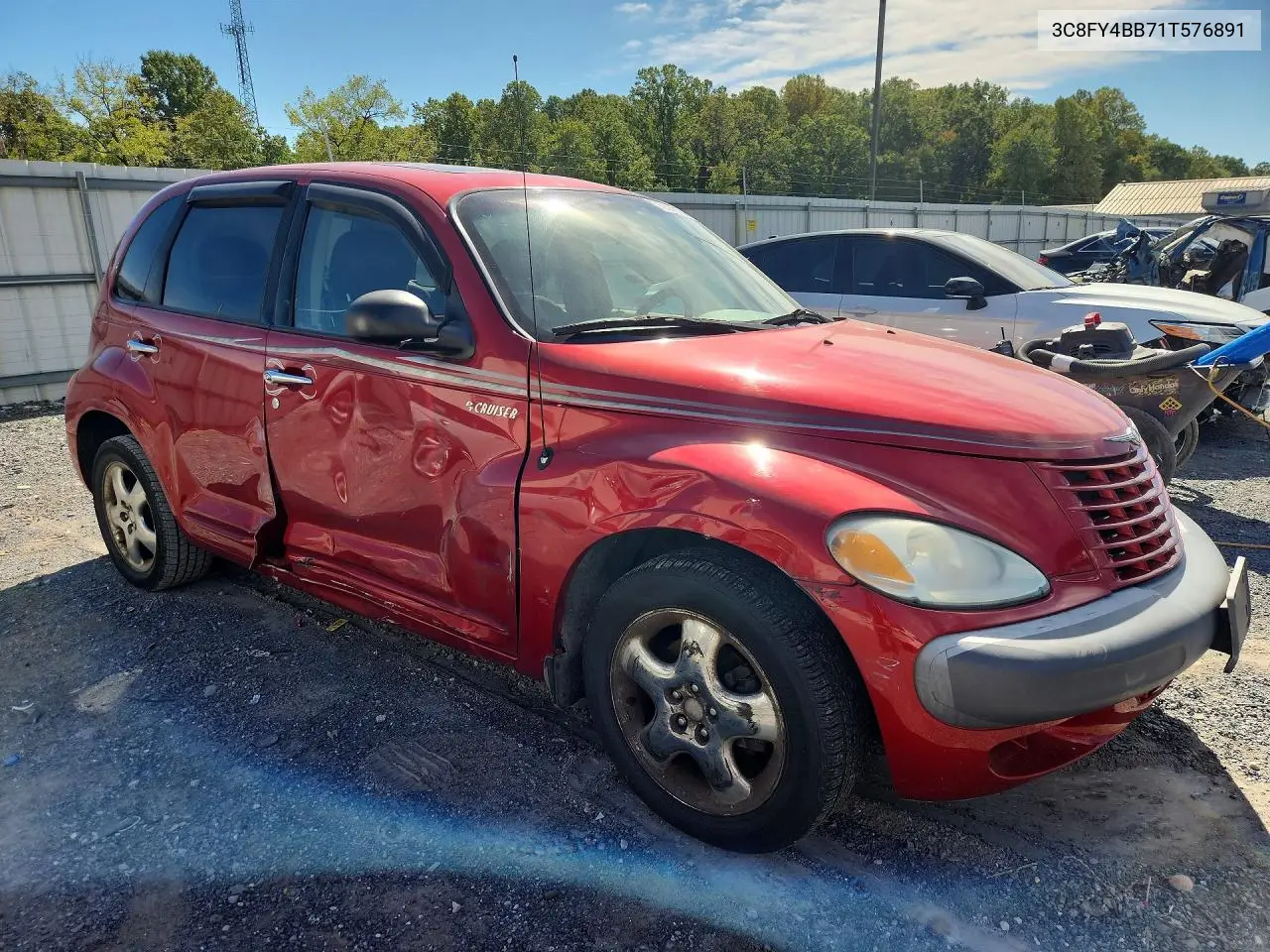 2001 CHRYSLER PT CRUISER VIN 3C8FY4BB71T576891 — фото 4